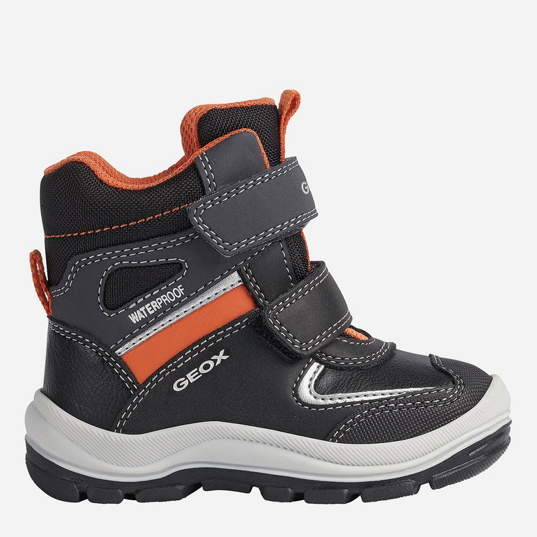 Jesienne trzewiki chłopięce Geox Ankle Boots B044HB050FU-C0038 22 Czarne (8050036158093). Botki i trzewiki chłopięce