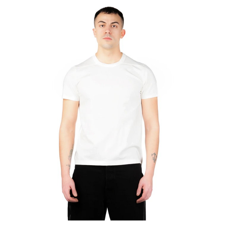 Biała Bawełniana Koszulka Jersey Rick Owens