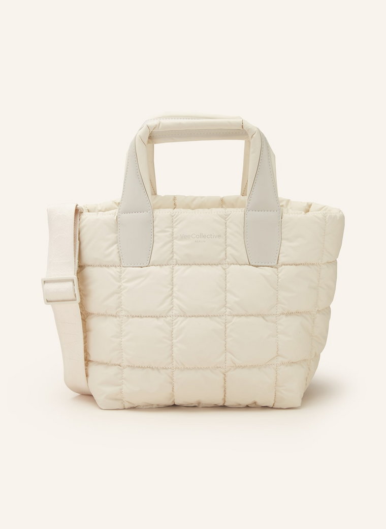 Vee Collective Torba Shopper Porter Tote Small Z Saszetką weiss