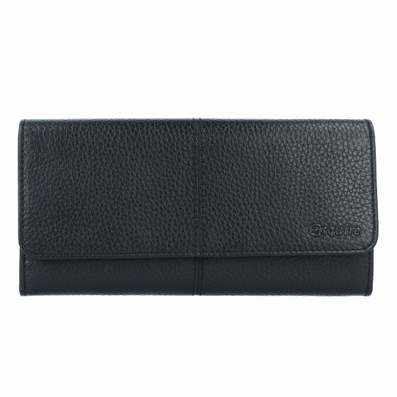 Esquire Skórzany portfel Verona RFID 19 cm schwarz
