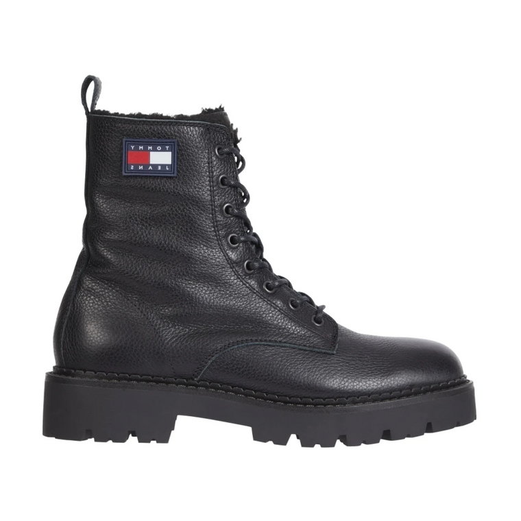lace up warm lined boot Tommy Jeans