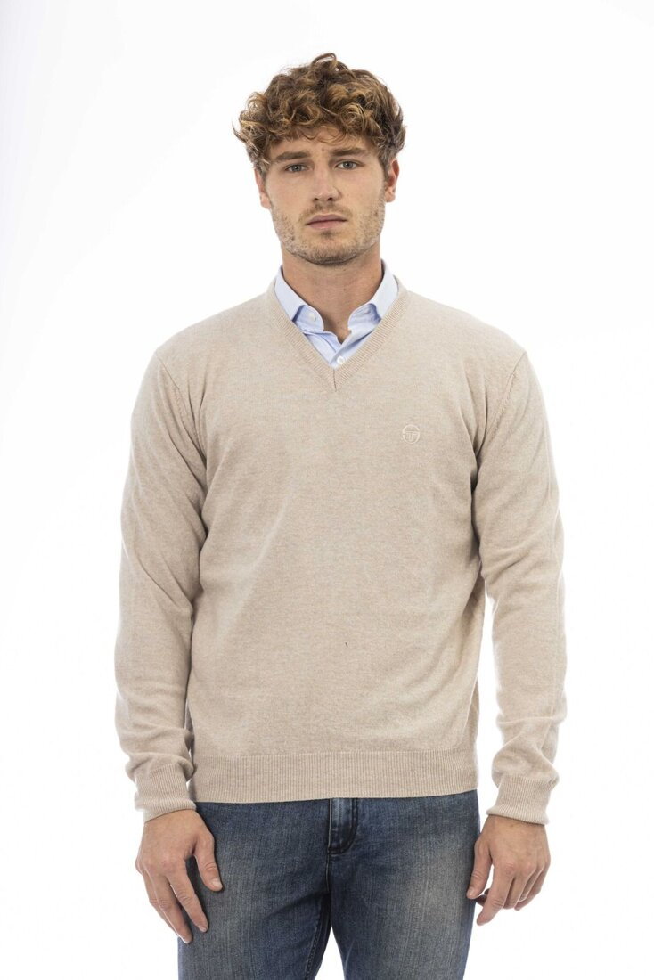 Swetry marki Sergio Tacchini model 20F21 kolor Brązowy. Odzież męska. Sezon: