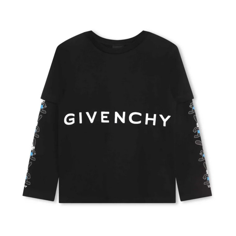 Bluza z nadrukiem z kreskówki 4G dla chłopców Givenchy