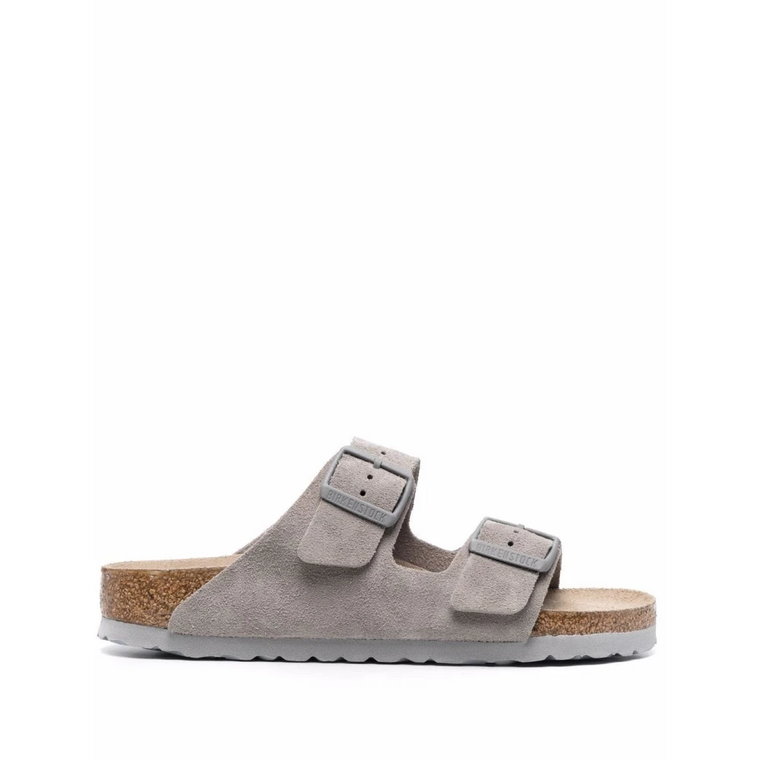 Miękkie sandały z miękką wkładką zamszową Birkenstock