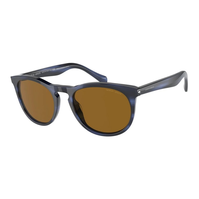 Paski Niebiesko/Brązowe Okulary przeciwsłoneczne AR 8149 Giorgio Armani