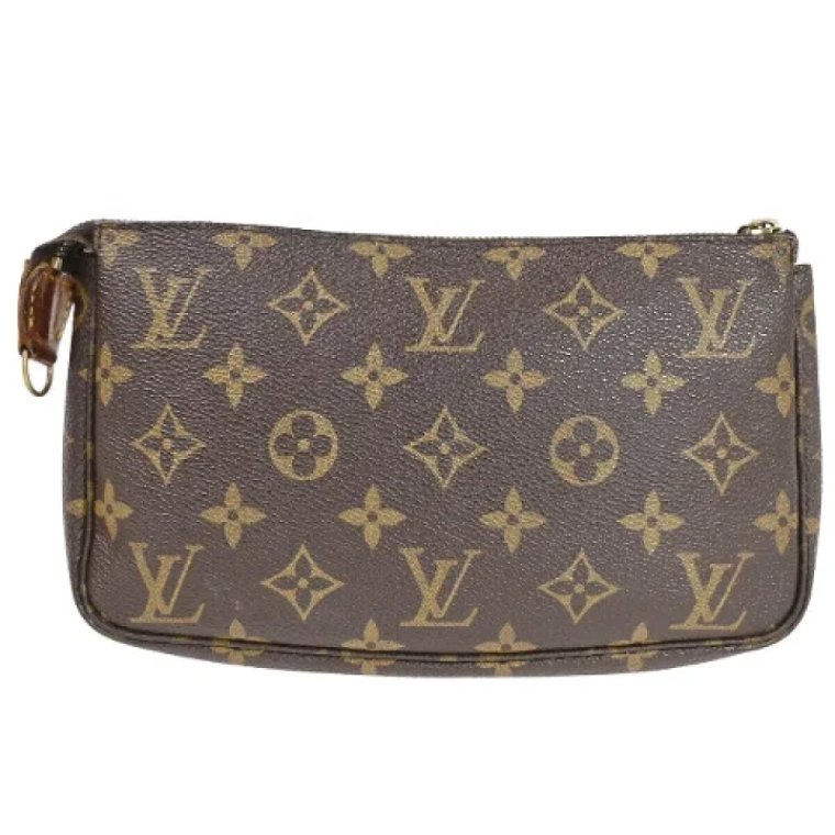 Pre-owned Canvas clutches Louis Vuitton Vintage