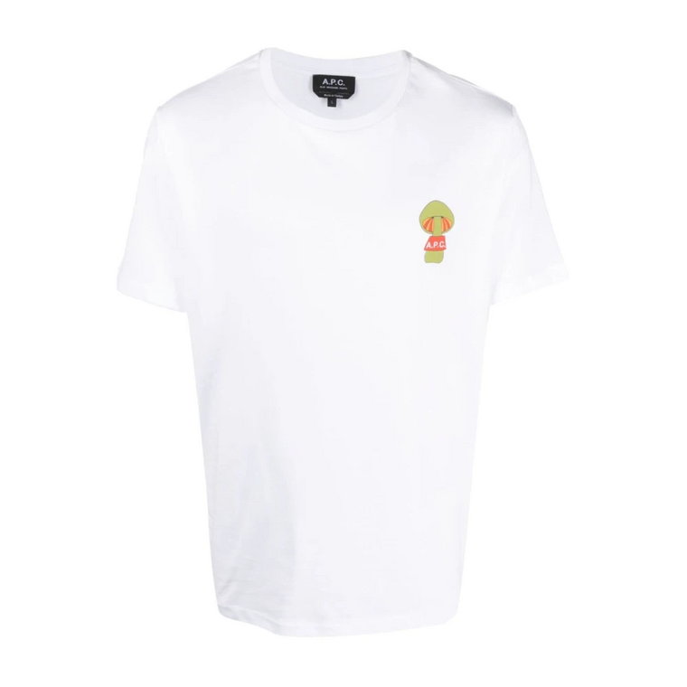 Remy T-Shirt - Biała Koszulka z Logo A.p.c.