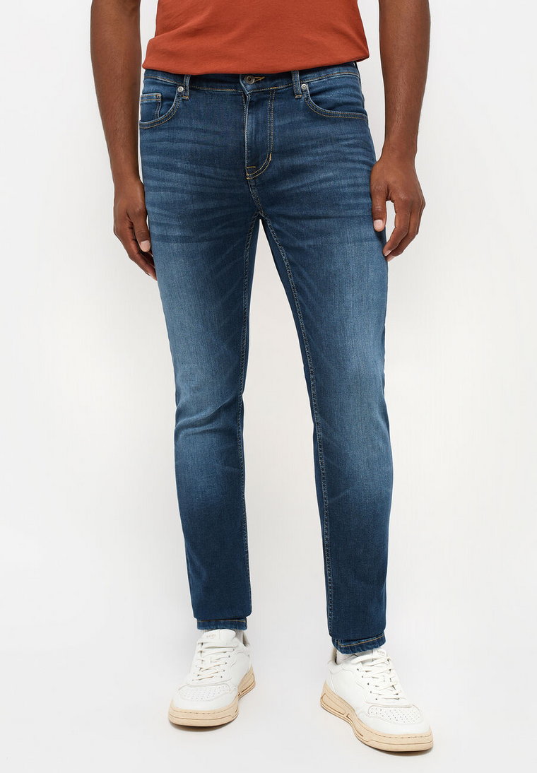 MUSTANG Frisco Skinny MĘSKIE SPODNIE JEANSOWE JEANSY DŻINS Denim Blue 1014586 5000 433