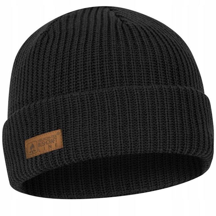 Czapka beanie zimowa Helikon Merino Wanderer czarna