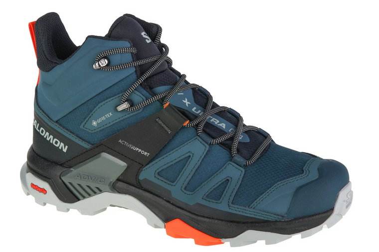 Salomon X Ultra 4 Mid GTX 473526, Męskie, Niebieskie, buty trekkingowe, tkanina, rozmiar: 40 2/3