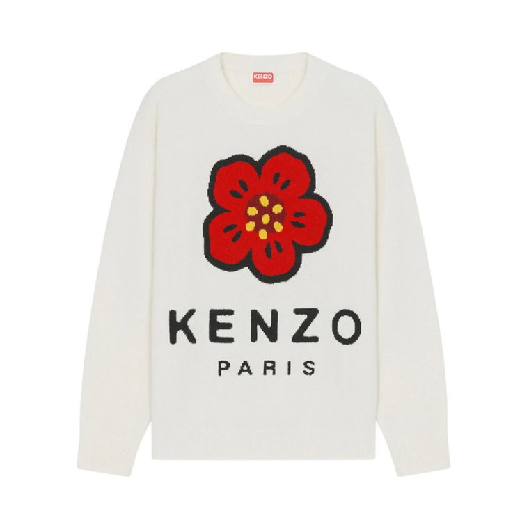 Męski Sweter z Wełny Merino Kenzo