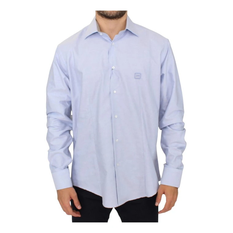 Light blue cotton shirt Roberto Cavalli