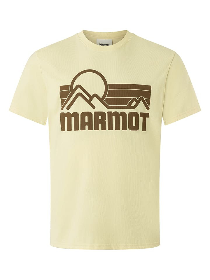 Marmot Koszulka "Coastal" w kolorze jasnożółtym