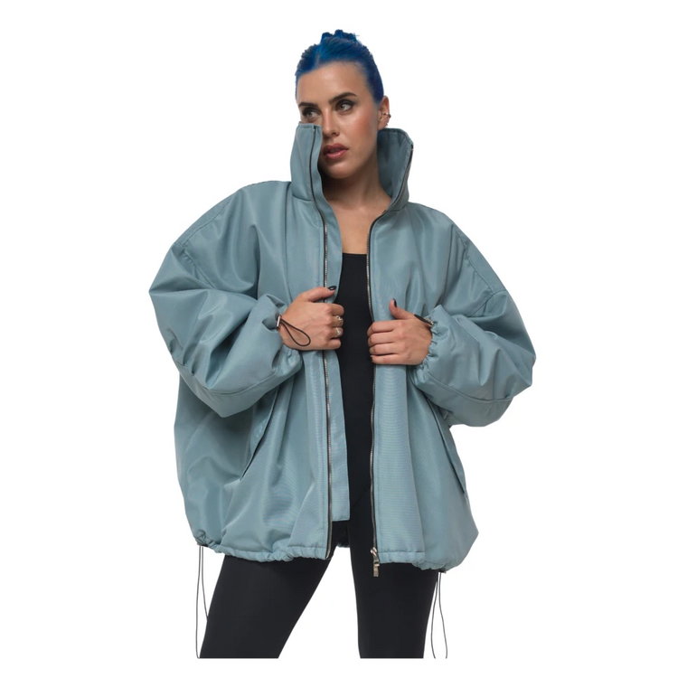 Kurtka typu bomber oversize old green Rest Factory