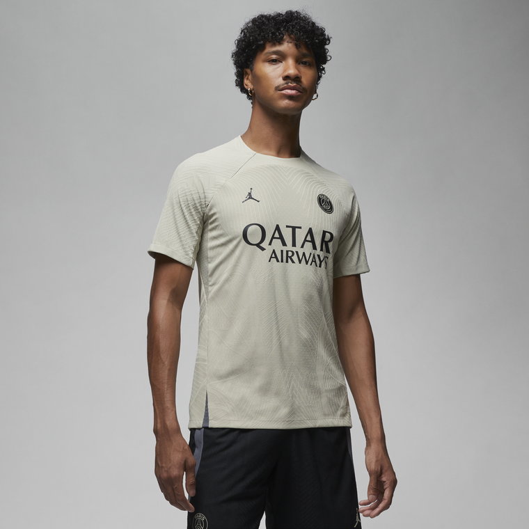 Męska dzianinowa koszulka piłkarska z krótkim rękawem Jordan Dri-FIT ADV Paris Saint-Germain Strike Elite (wersja trzecia) - Brązowy