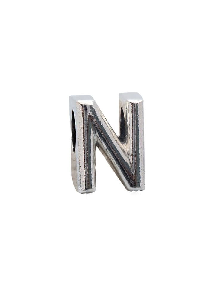 Pandora Srebrny Charms "N"