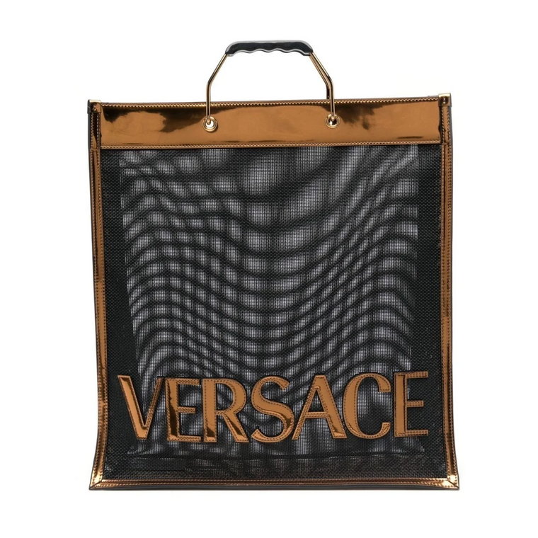 Czarne torby Versace