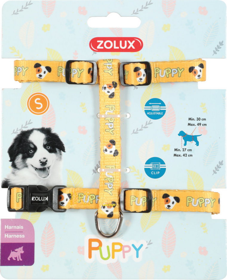 *- ZOLUX Szelki Puppy MASCOTTE 13 mm kol. żółty