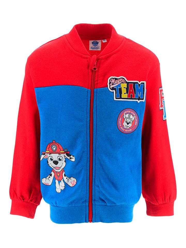 Paw Patrol Bluza "Psi Patrol" w kolorze niebiesko-czerwonym