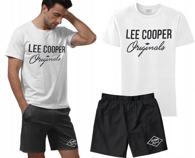 Piżama męska Lee Cooper 31865 Black bawełna , XL