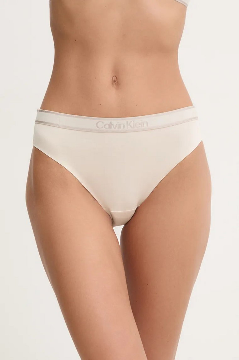 Calvin Klein Underwear figi kolor beżowy 000QF7952E