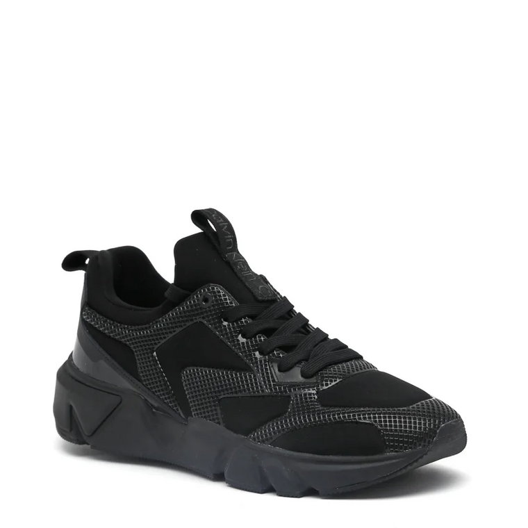 Calvin Klein Sneakersy LOW TOP LACE UP NEO MIX | z dodatkiem skóry