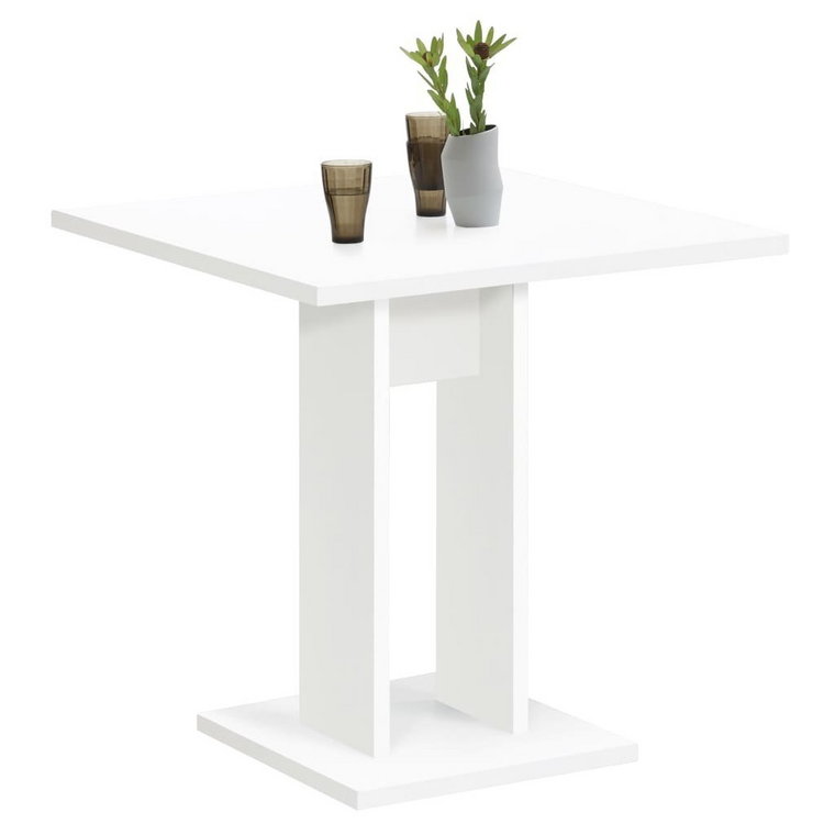 Stół jadalniany FMD, biały, 70x70x77,5 cm