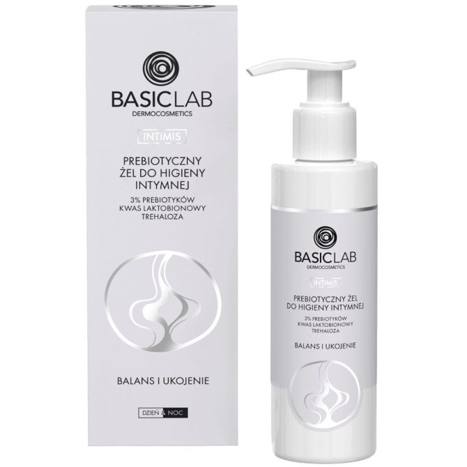 BASICLAB Dermocosmetics INTIMIS Prebiotyczny żel do higieny intymnej - 200 ml