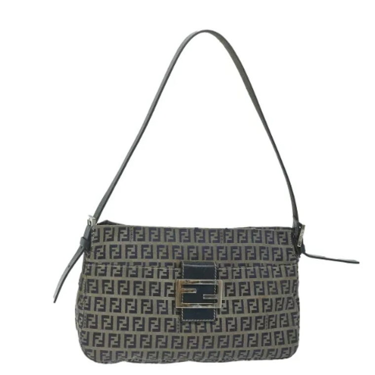 Pre-owned Canvas shoulder-bags Fendi Vintage