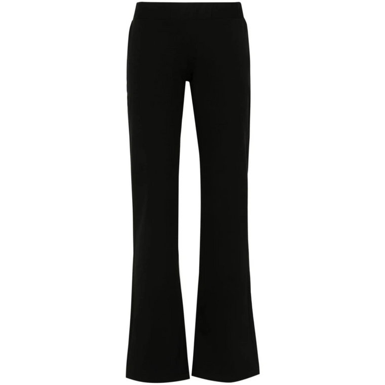 Czarne Spodnie Moda Damska Versace Jeans Couture