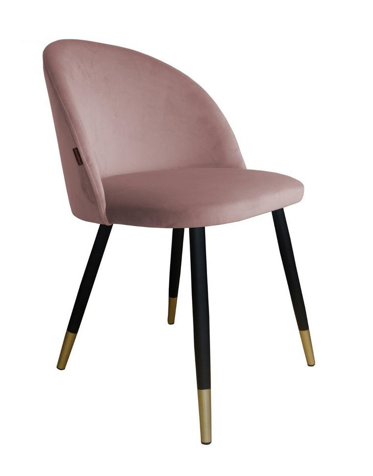 Krzesło ATOS Colin MG58, różowo-czarne, 76x57x44 cm