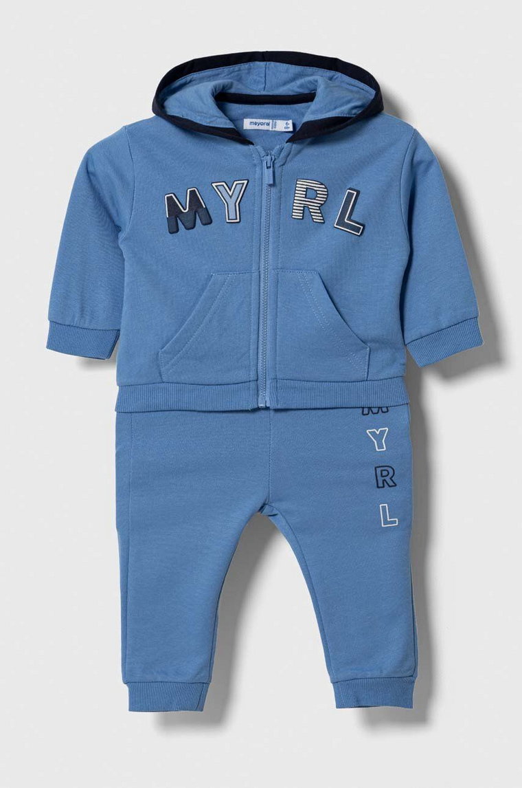 Mayoral dres niemowlęcy kolor niebieski