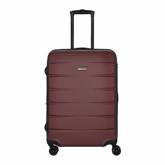 Pack Easy Peru 4 kółka Walizka M 67 cm z plisą rozprężną bordeaux