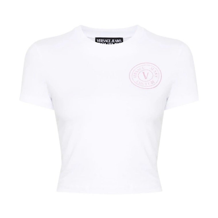 Białe T-shirty i Pola dla kobiet Versace Jeans Couture