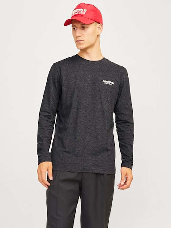 Jack & Jones Koszulka w kolorze antracytowym