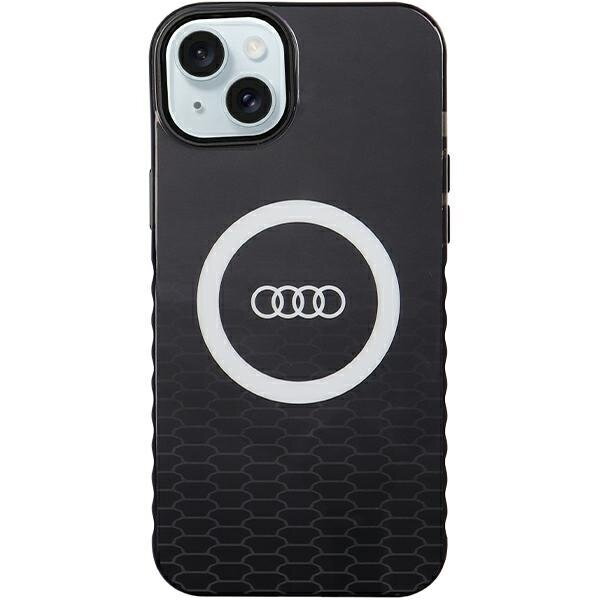 Audi IML Big Logo MagSafe Case iPhone 15 Plus / 14 Plus 6.7" czarny/black hardcase AU-IMLMIP15M-Q5/D2-BK