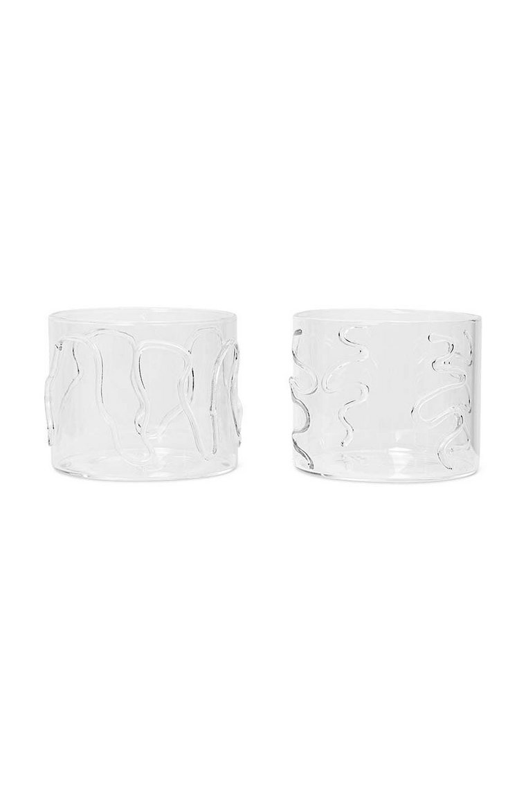 ferm LIVING zestaw szklanek Doodle Glasses 200 ml 2-pack