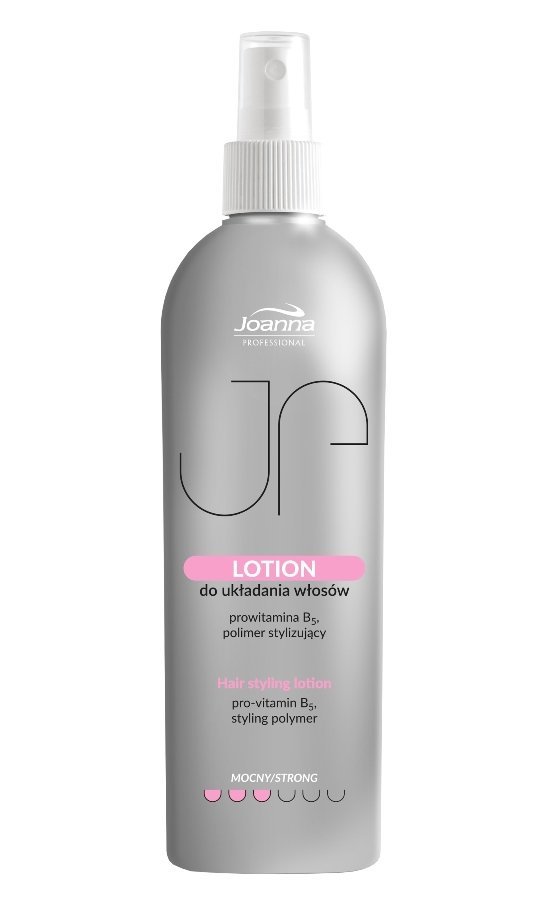 Joanna, Professional, lotion do układania włosów mocny, 300 ml