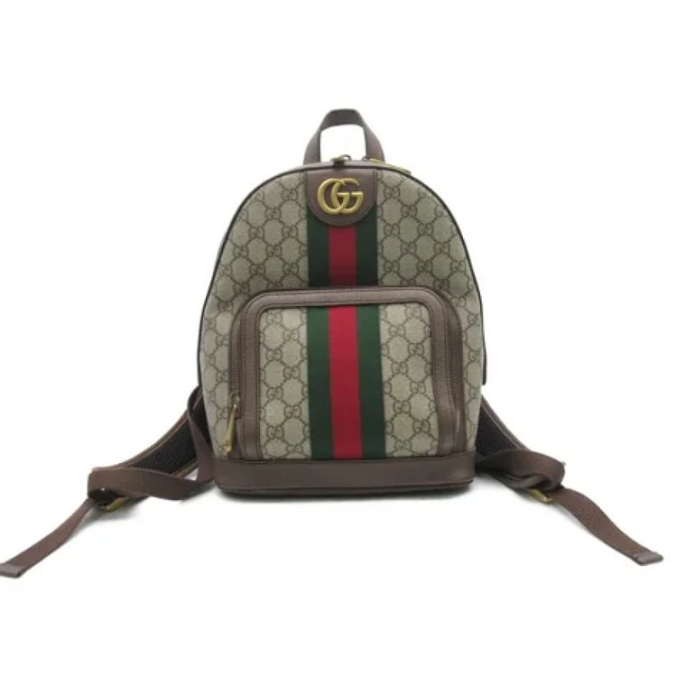 Pre-owned Canvas shoulder-bags Gucci Vintage