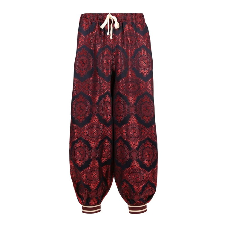 Joggers z jedwabnym nadrukiem Jacquard Gucci