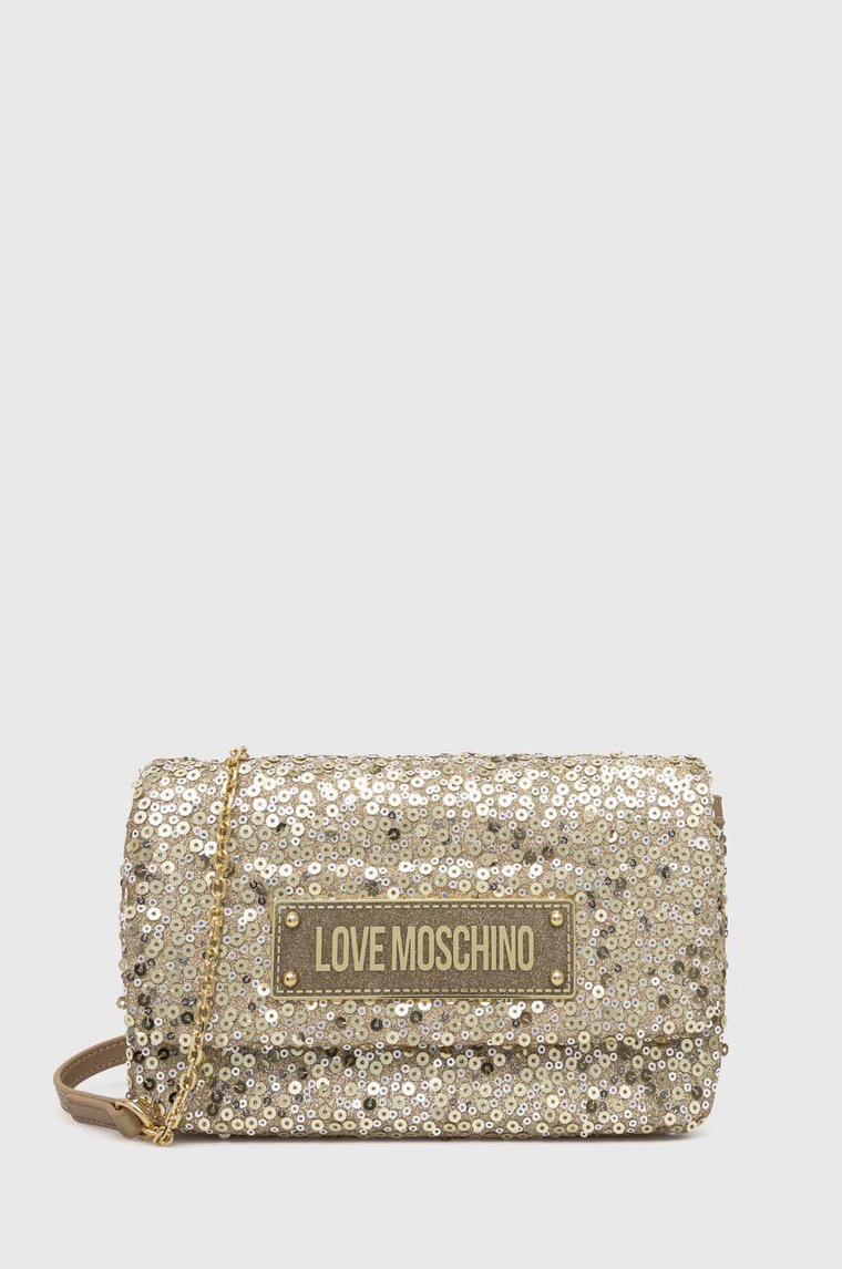 Love Moschino torebka kolor złoty JC4143PP1LLO100A