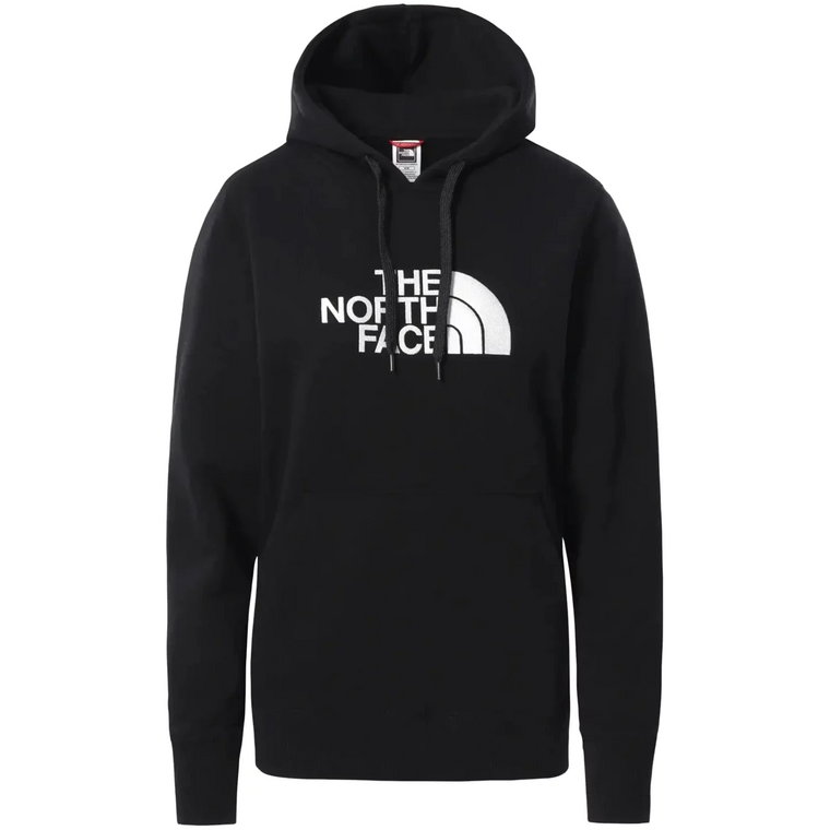 The North Face W Drew Peak Hoodie NF0A55ECJK3, Damskie, Czarne, bluzy, bawełna, rozmiar: L