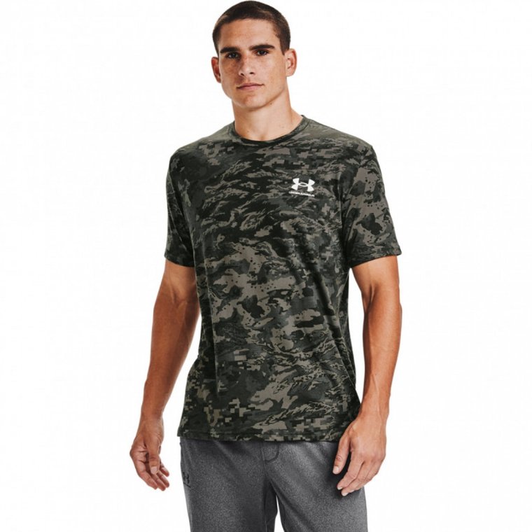 Męski t-shirt z nadrukiem UNDER ARMOUR UA ABC CAMO SS - moro