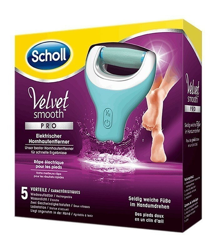 Scholl Velvet Smooth Wet&Dry Elektroniczny Pilnik Do Stóp