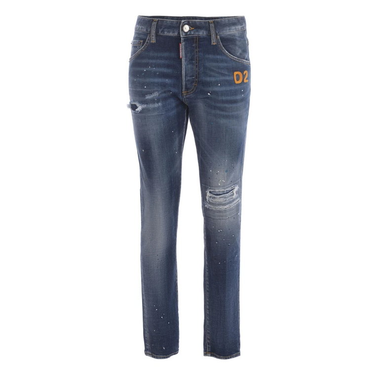 Stylowe Straight Jeansy dla Kobiet Dsquared2