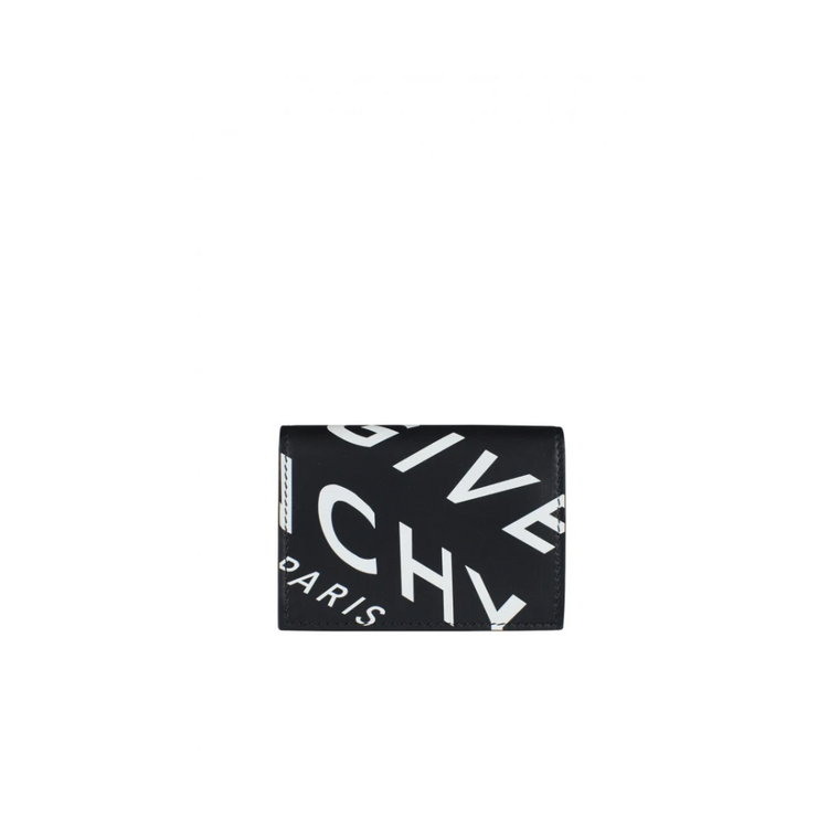 Stylowy Portfel Skórzany z Zapięciem na Napy Givenchy