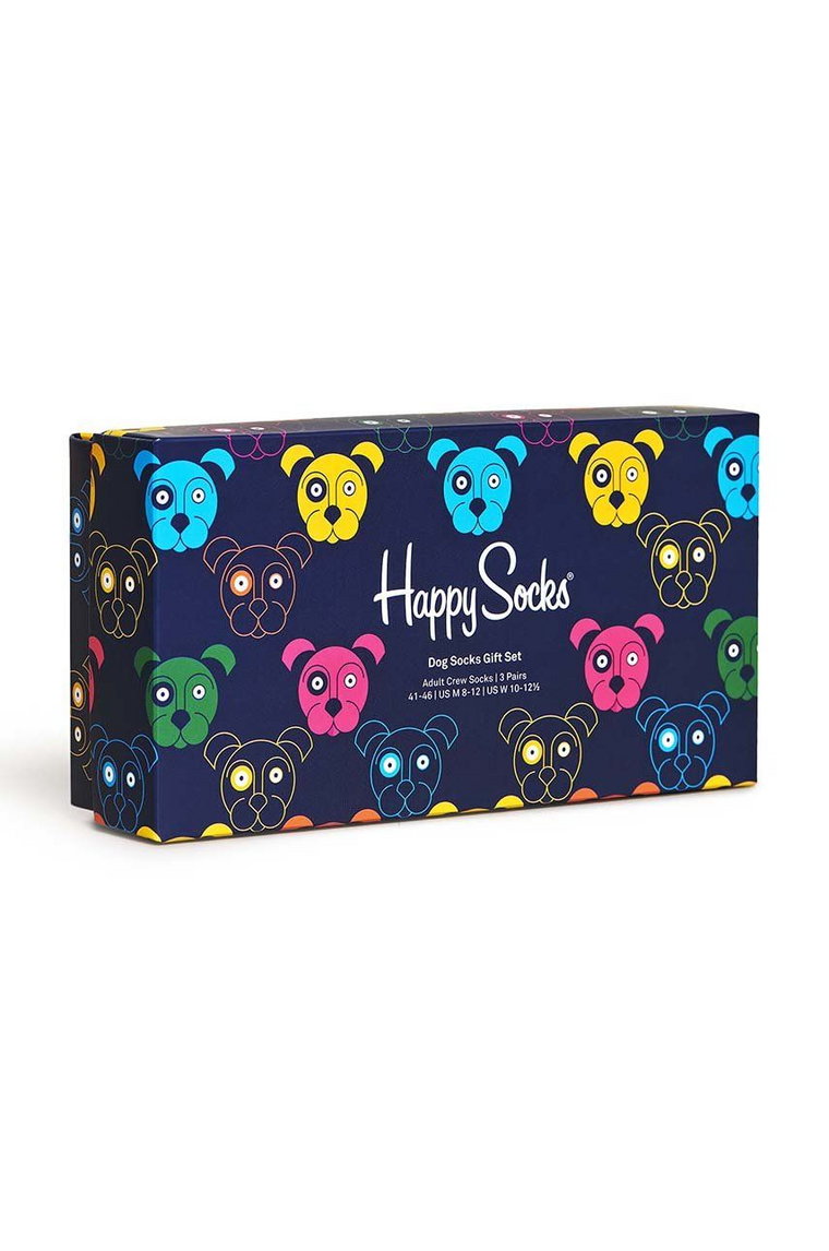 Happy Socks skarpetki 3-Pack męskie