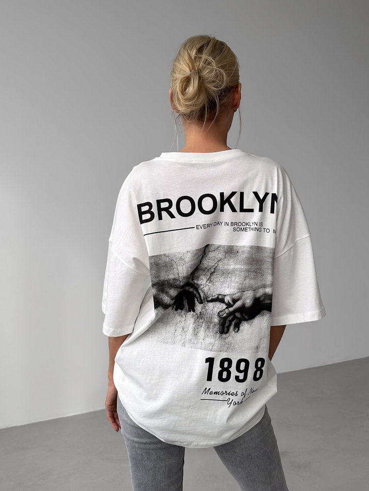 T-shirt Brooklyn White