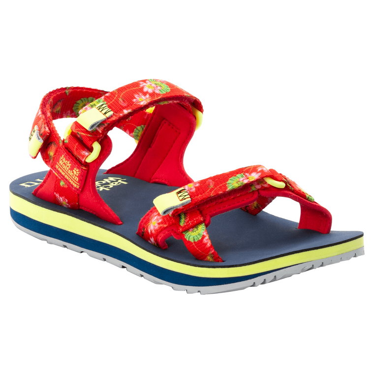 Sandały damskie OUTFRESH DELUXE SANDAL W tulip red all over - 3