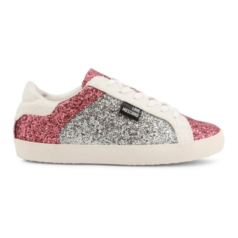 Glitter Platform Sneakers dla kobiet Love Moschino